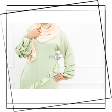 Load image into Gallery viewer, Ruffles Dress - Green Mint