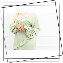 Load image into Gallery viewer, Ruffles Dress - Green Mint